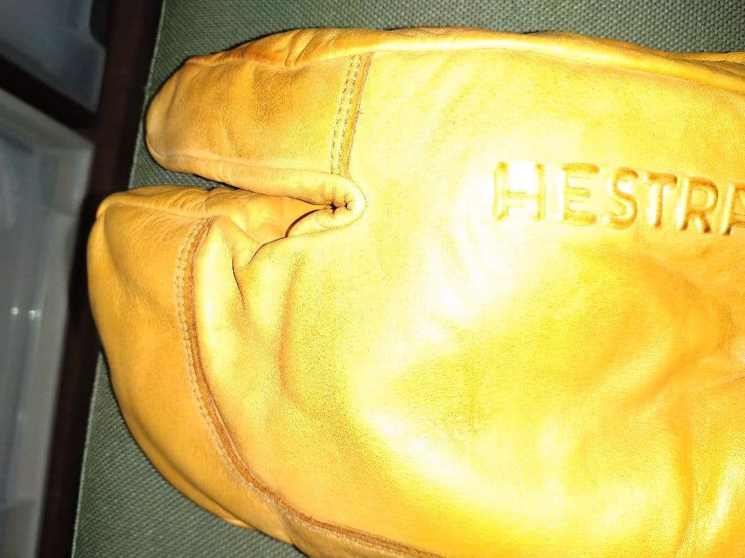 Hestra オレンジ ミトングローブサイズ7