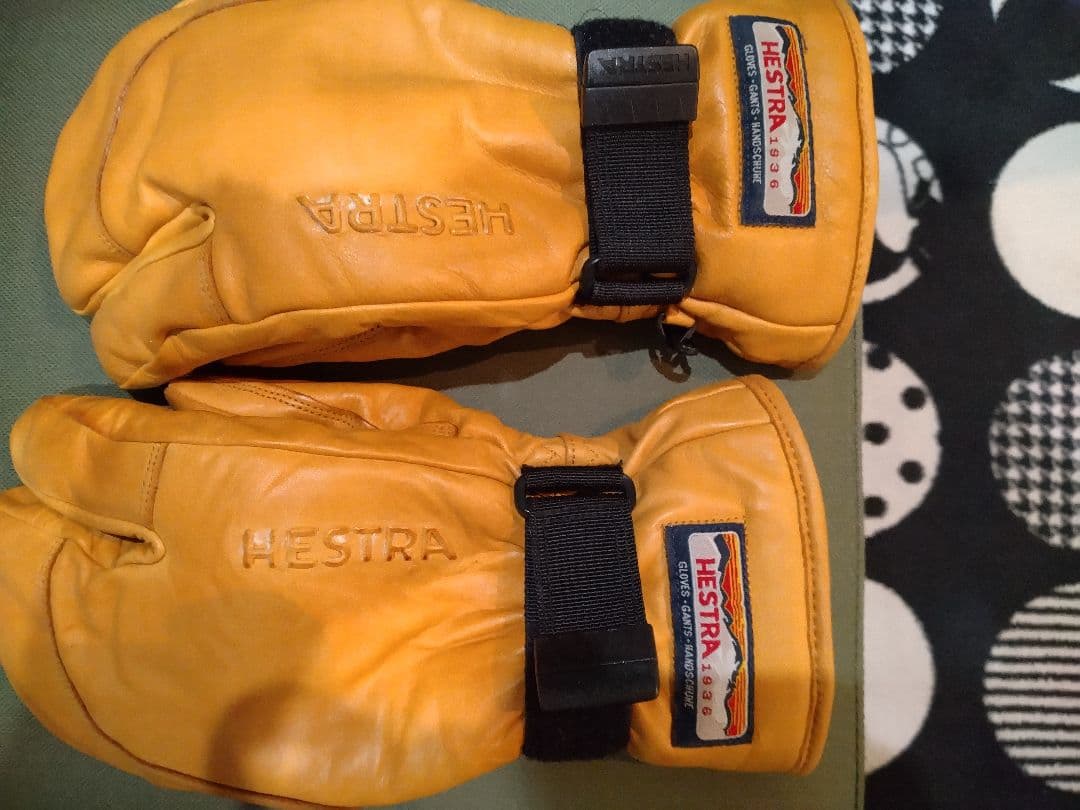 Hestra オレンジ ミトングローブサイズ7