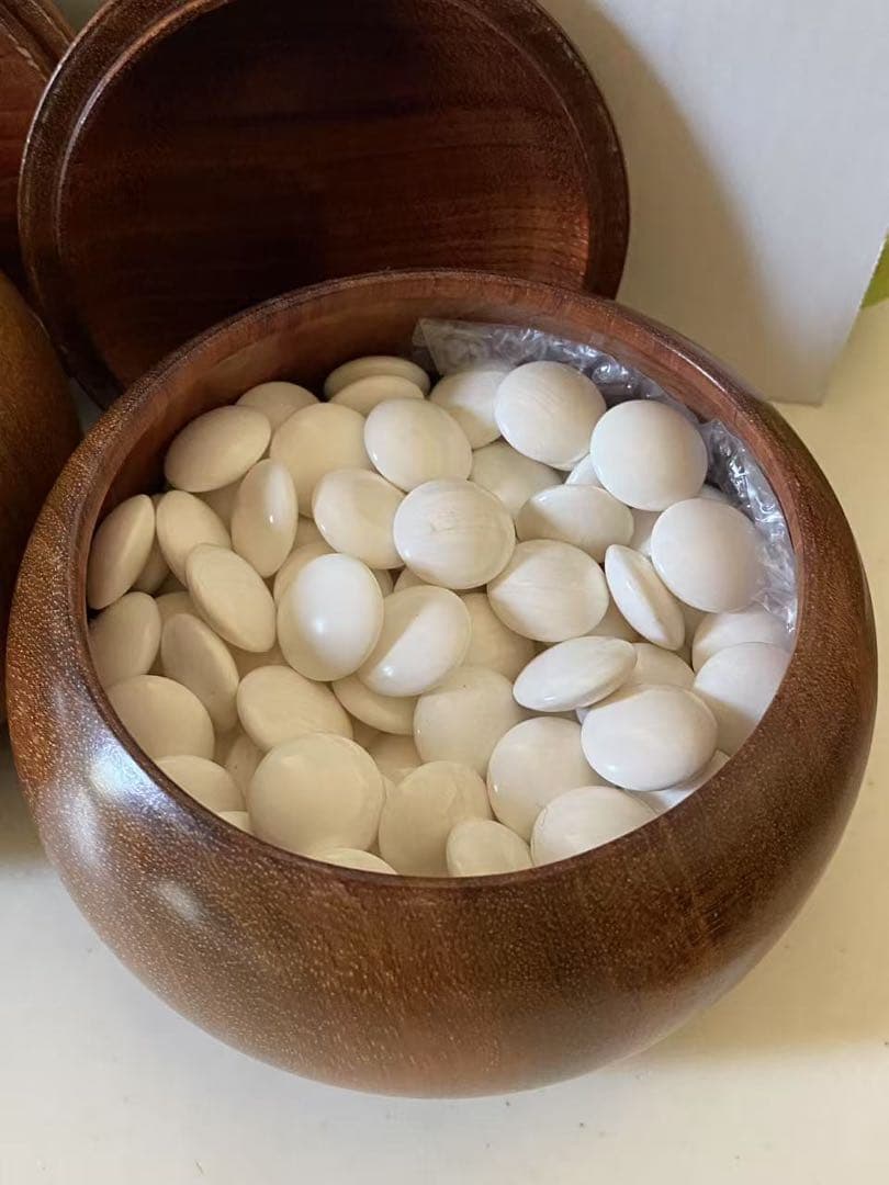 天然本蛤那智黒石 碁石囲碁道具大号