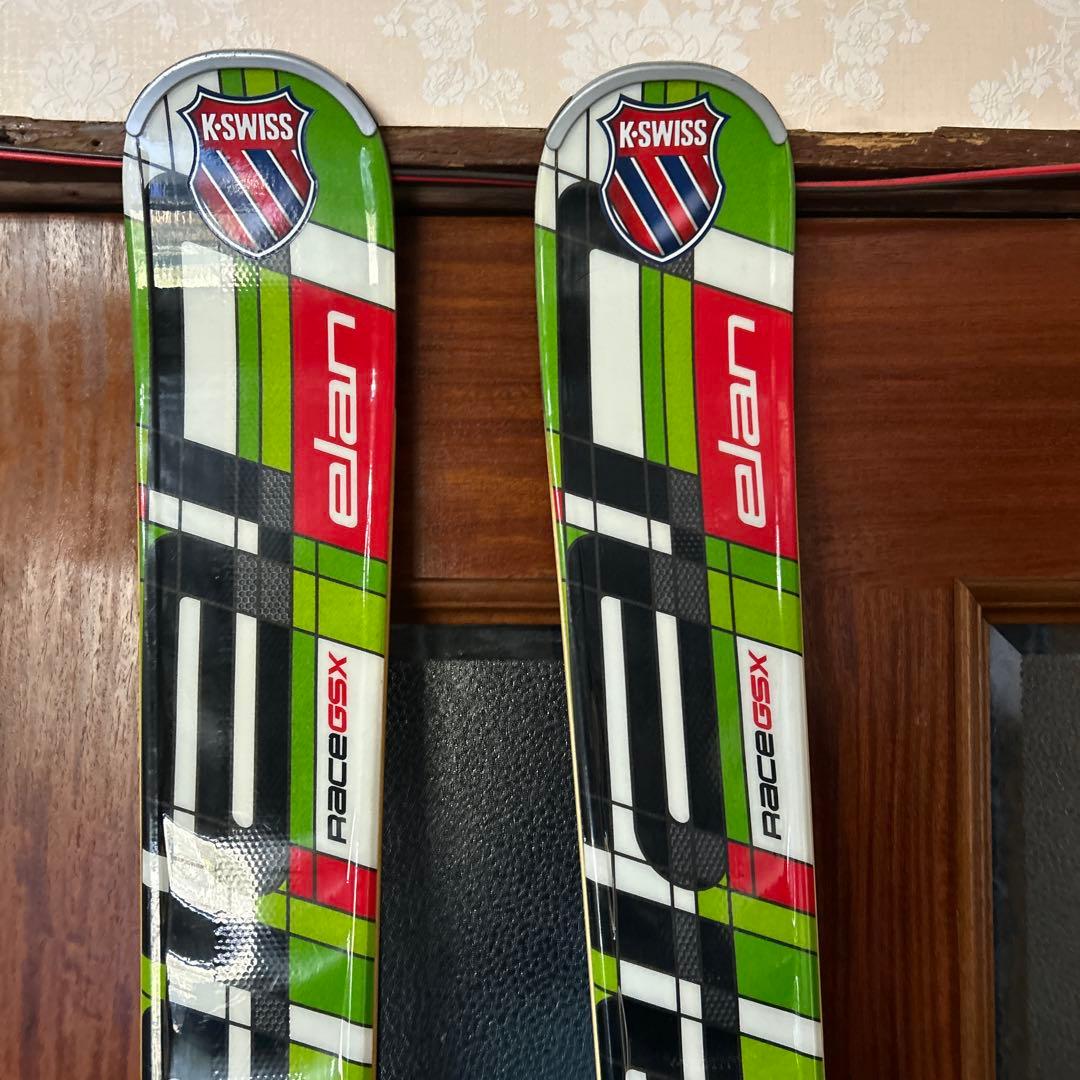 LPA アルペンスキー板 緑色 ポール付き