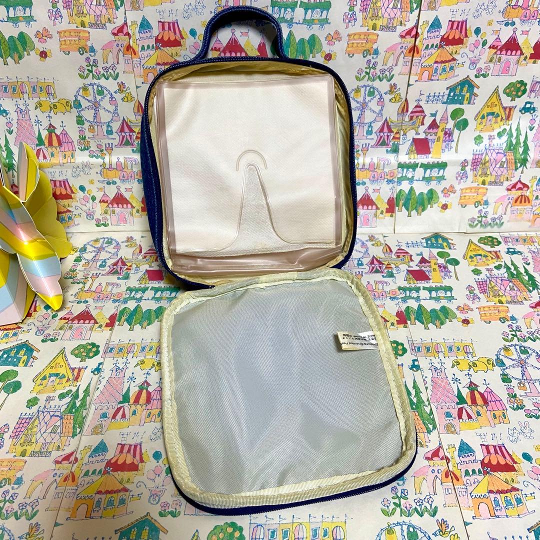 d*7様 平成レトロ スヌーピー ドッグハウス デニム CDケース ビニールポー