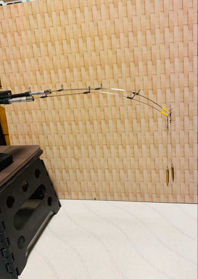 オススメ　氷上ワカサギ釣り　ステンレス穂先　２本　　252ミリ