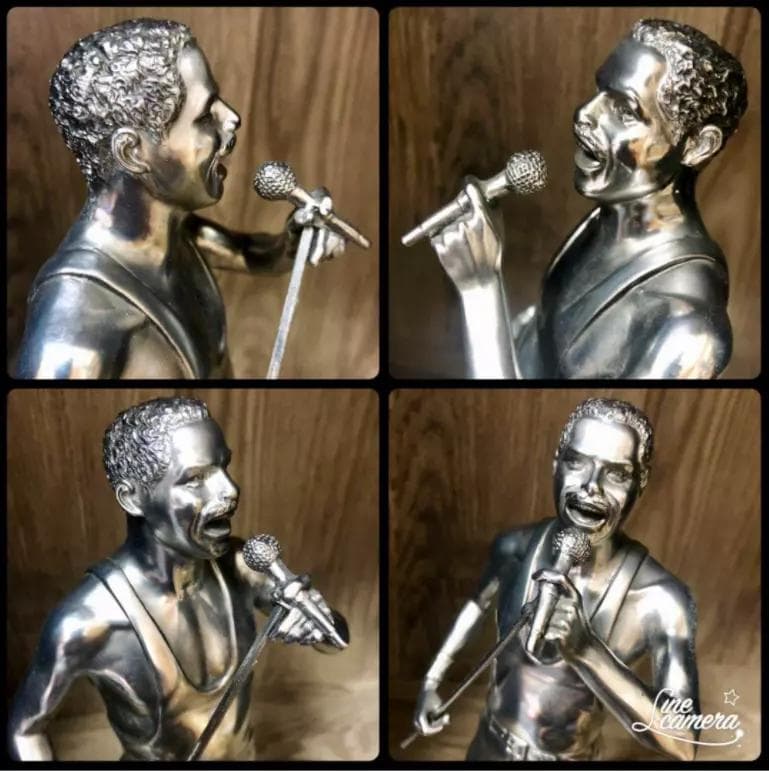 シルバードリームス　QUEEN　フレディマーキュリー　スタチュー