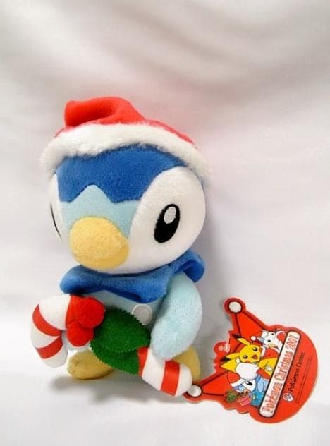 ◆ポッチャマ　ぬいぐるみ　クリスマス 07　ポケモンセンター◆2007◆