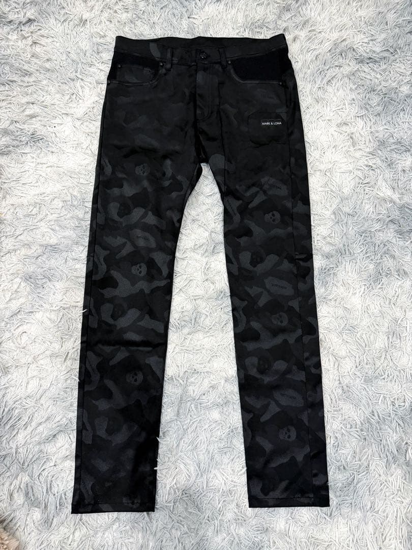 MARK&LONA マークアンドロナ ジャガードパンツ スカルカモフラージュ