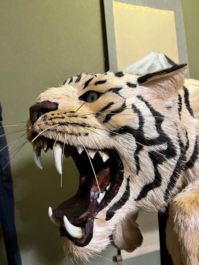 手作りの虎　飾り物