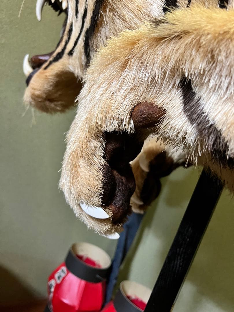 手作りの虎　飾り物