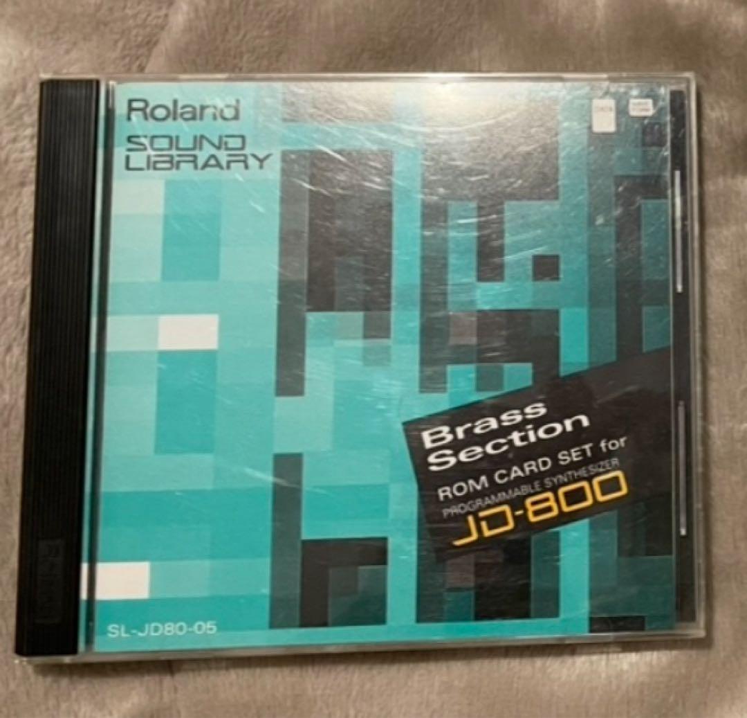 鍵盤楽器 Roland JD-800 Brass Section ROM Card Set