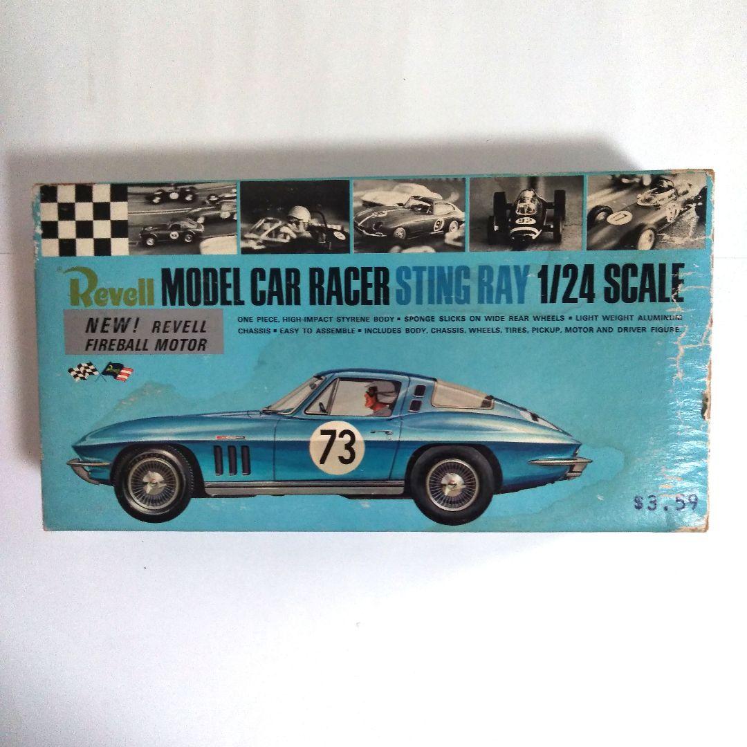 ［レア］60年代レベルスティングレイスロットカー組み立てキット