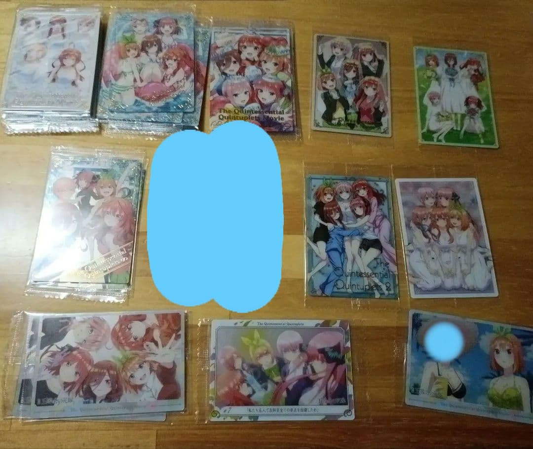 五等分の花嫁　ウエハース　カード