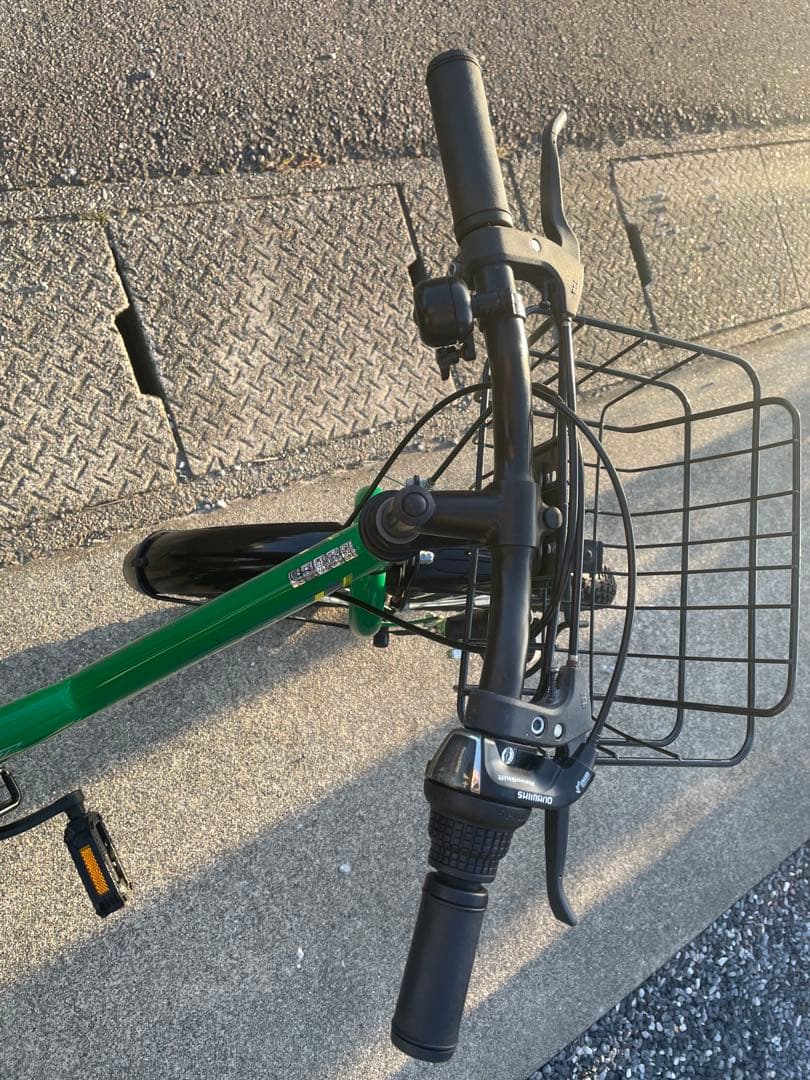 ジュニアスポーツ用グリーン自転車　ステイメン　岐阜県西濃直接渡しのみ