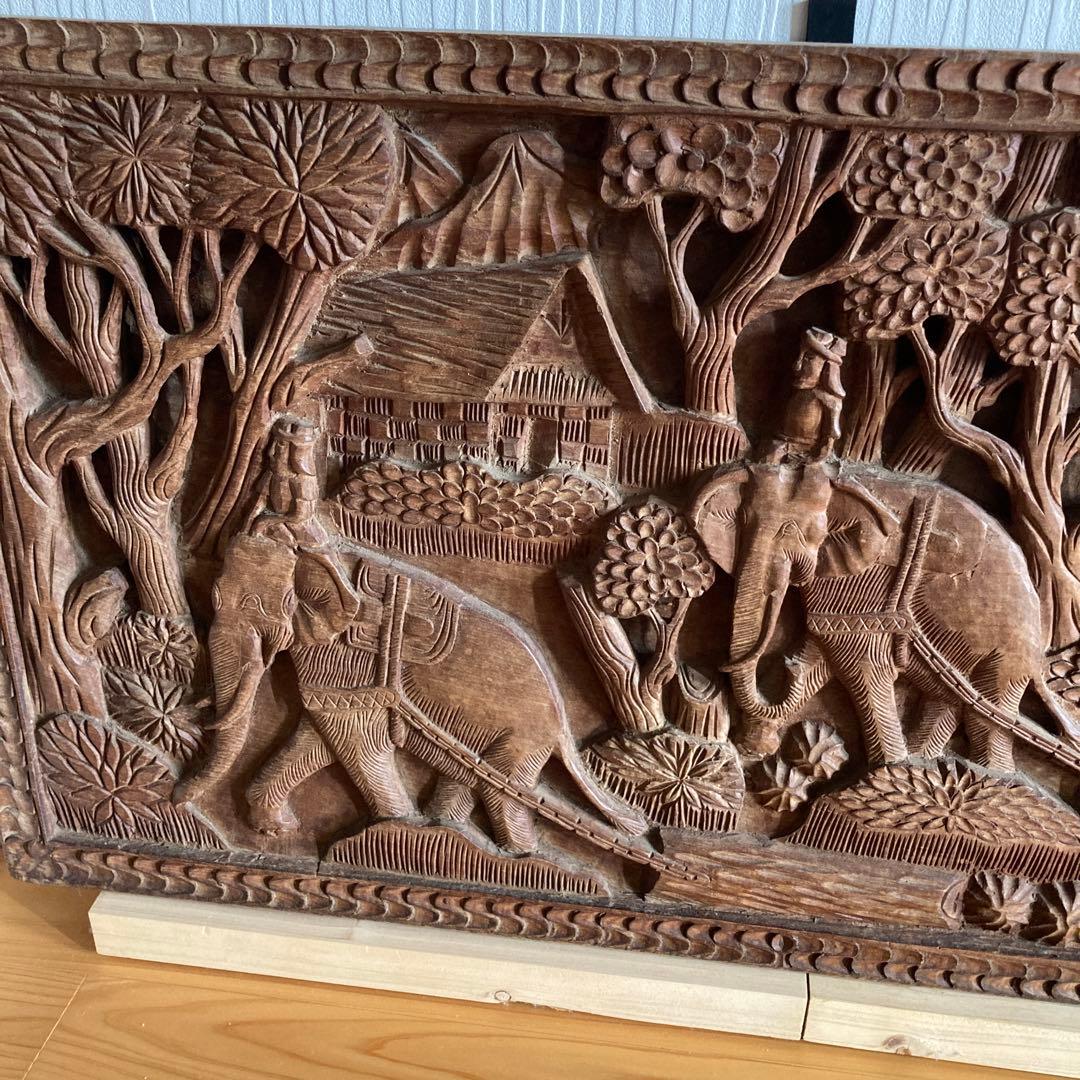 木彫り　彫刻　インテリア