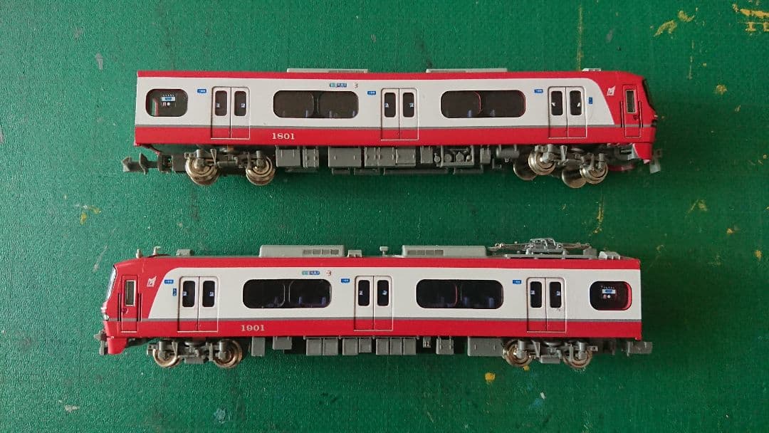 グリーンマックス 名鉄1800系新塗装 加工あり