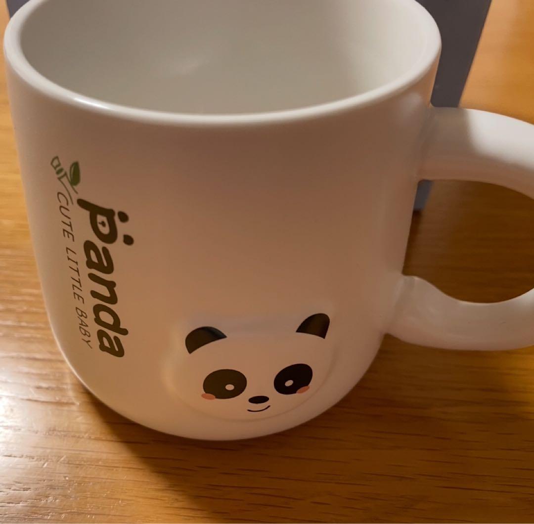 パンダロス対策 帰国し損ねたパンダのマグカップ 未使用 美品