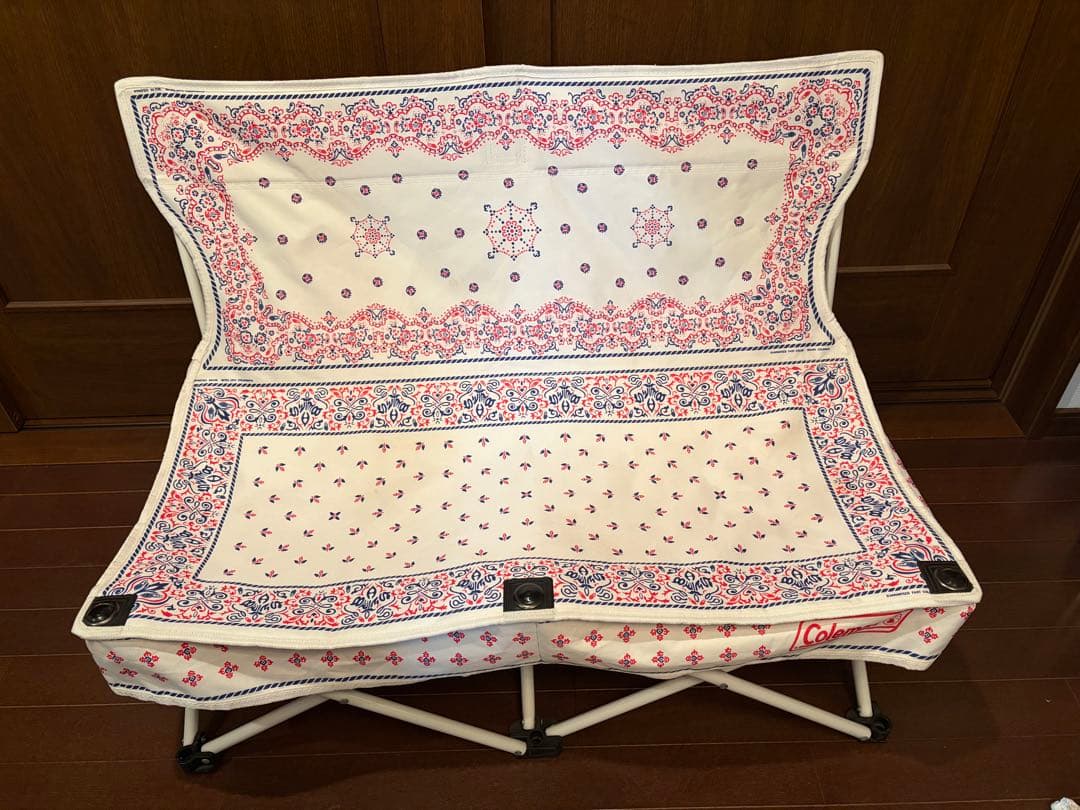Coleman×BEAMS ダブルチェアー（バンダナ・ホワイト）