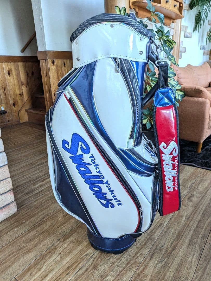 メンズ キャディバッグ 公式 ヤクルトスワローズ YSCB-5418