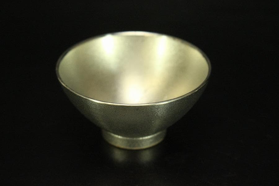 薩摩錫器 徳利 盃 さつま朝日堂 記念品 木箱付(メ1134)