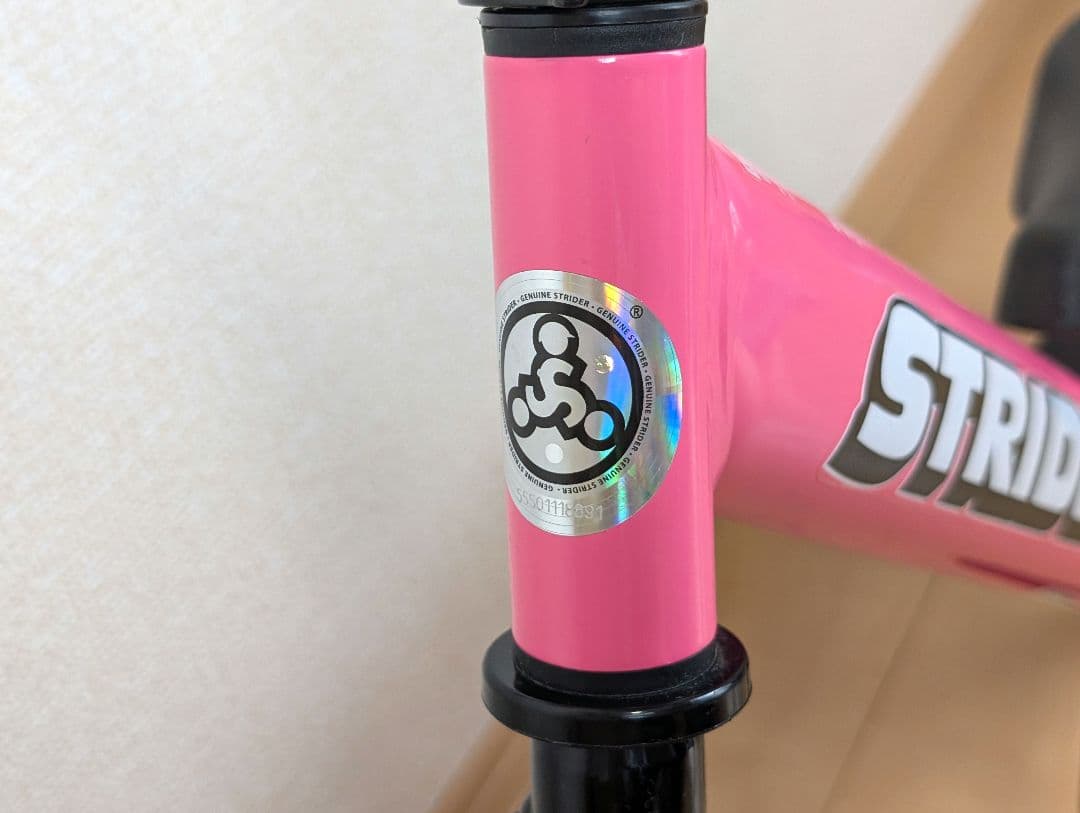 【美品】STRIDER 12 ストライダー バランスバイク 12インチ ピンク