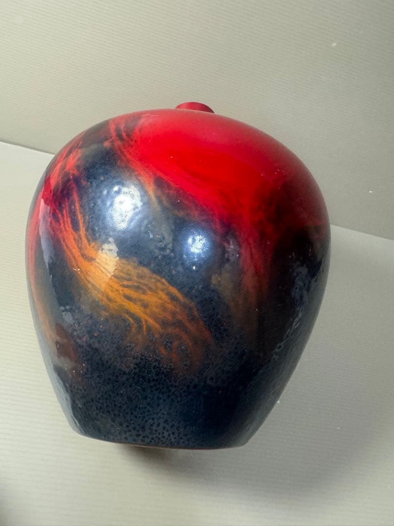 2319 ロイヤルドルトン ルージュフランベ フラワーベース 花瓶