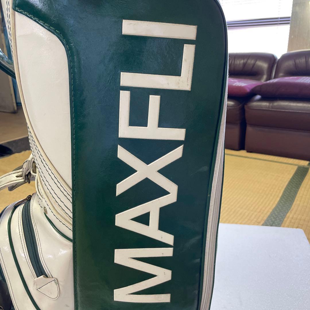 マックスフライキャディーバック古いけど以外と美品ディスプレイ