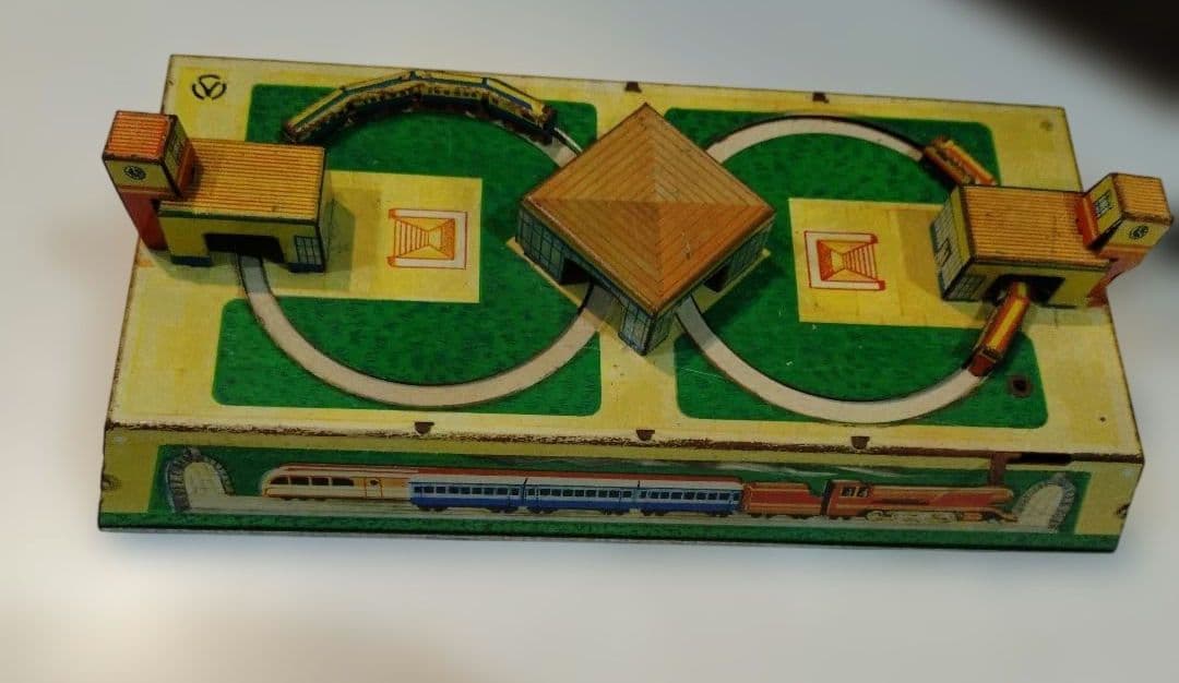 Schylling社 ロシア線路 ぜんまいTOY　TRAINTRACKブリキ玩具