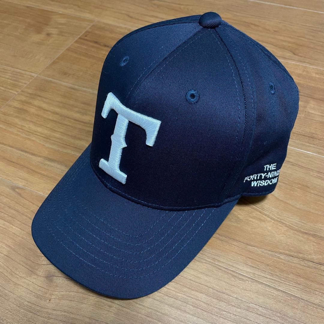 未使用　tfw49 キャップ　帽子　ネイビー　junhashimoto ゴルフ