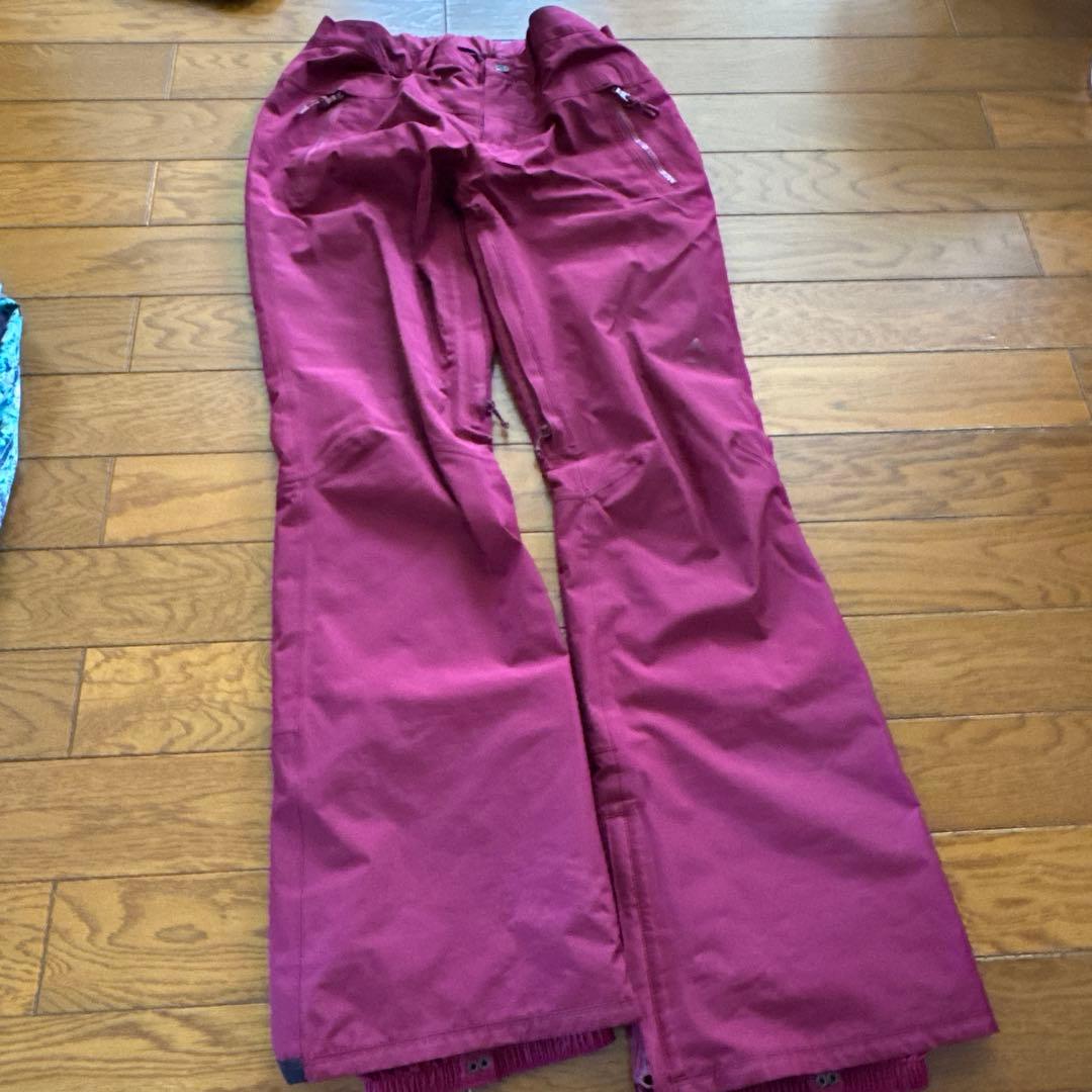 Burtonレディース S スノーボード ワインレッド　ゴアテックス　パンツ