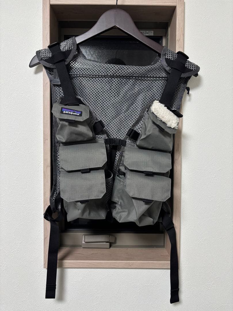 patagonia フィッシングベスト グレー