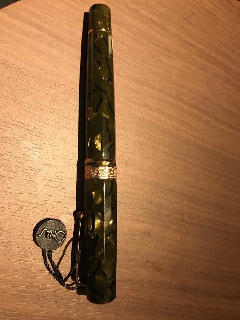 OMAS オマス 万年筆 新品17万円パラゴン シャフトグリーン ローズゴールド