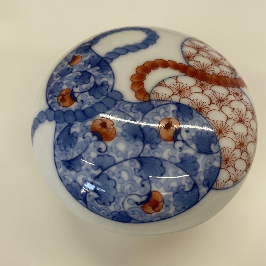 鍋島藩窯　市川祥山　香合