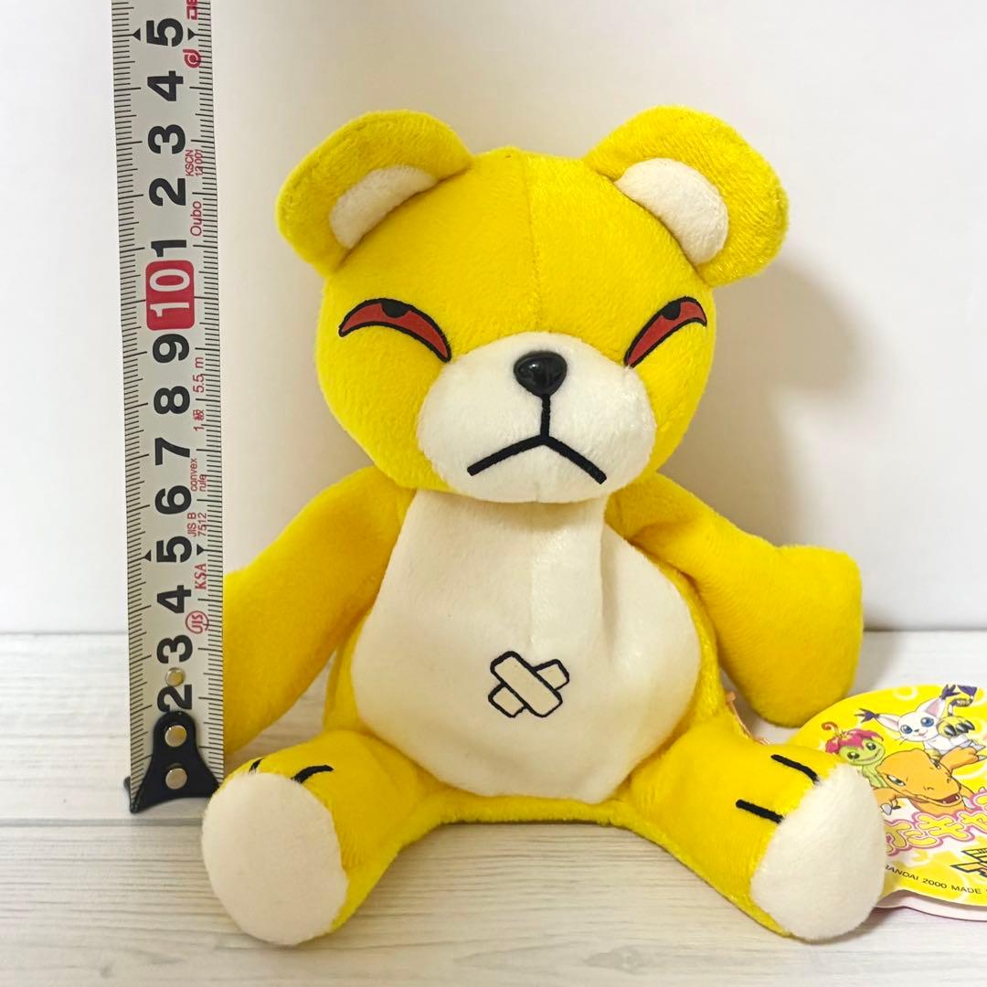レア 美品 紙タグ付き デジモン もんざえモン ぬいぐるみ 当時物 くたキャラ