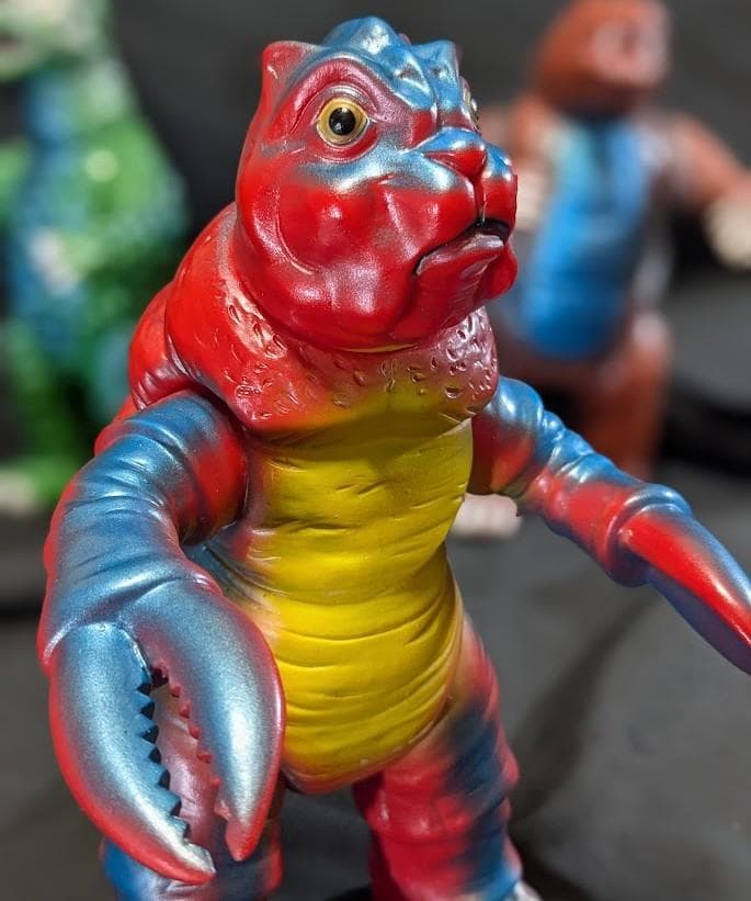 サソギラス＆モグネス＆ジギラ「マグマ大使」怪獣（ブルマァク復刻）ソフビ３体セット