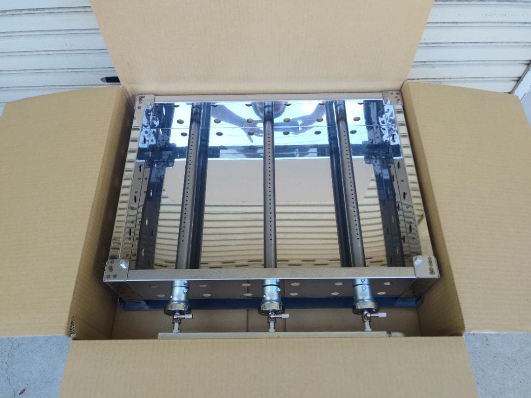 ６０cm幅 便利な取手付 未使用 鉄板焼グリラー お好み焼きそば プロパンガス祭