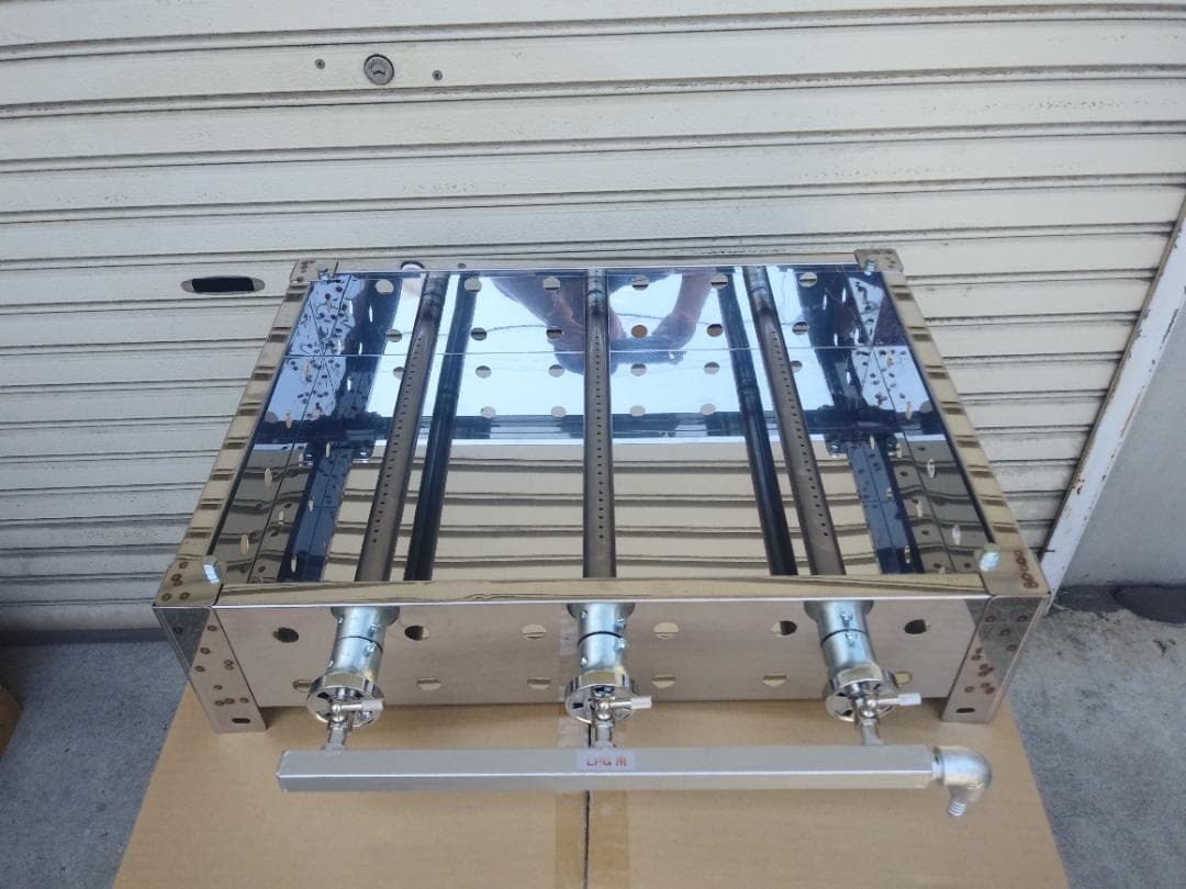 ６０cm幅 便利な取手付 未使用 鉄板焼グリラー お好み焼きそば プロパンガス祭