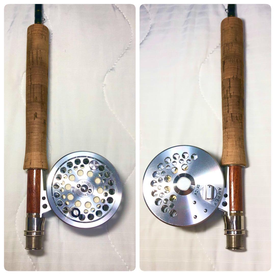 AMPEX SK-Ⅱ Wシルバー　WF6+50yds(20lb)フライリール