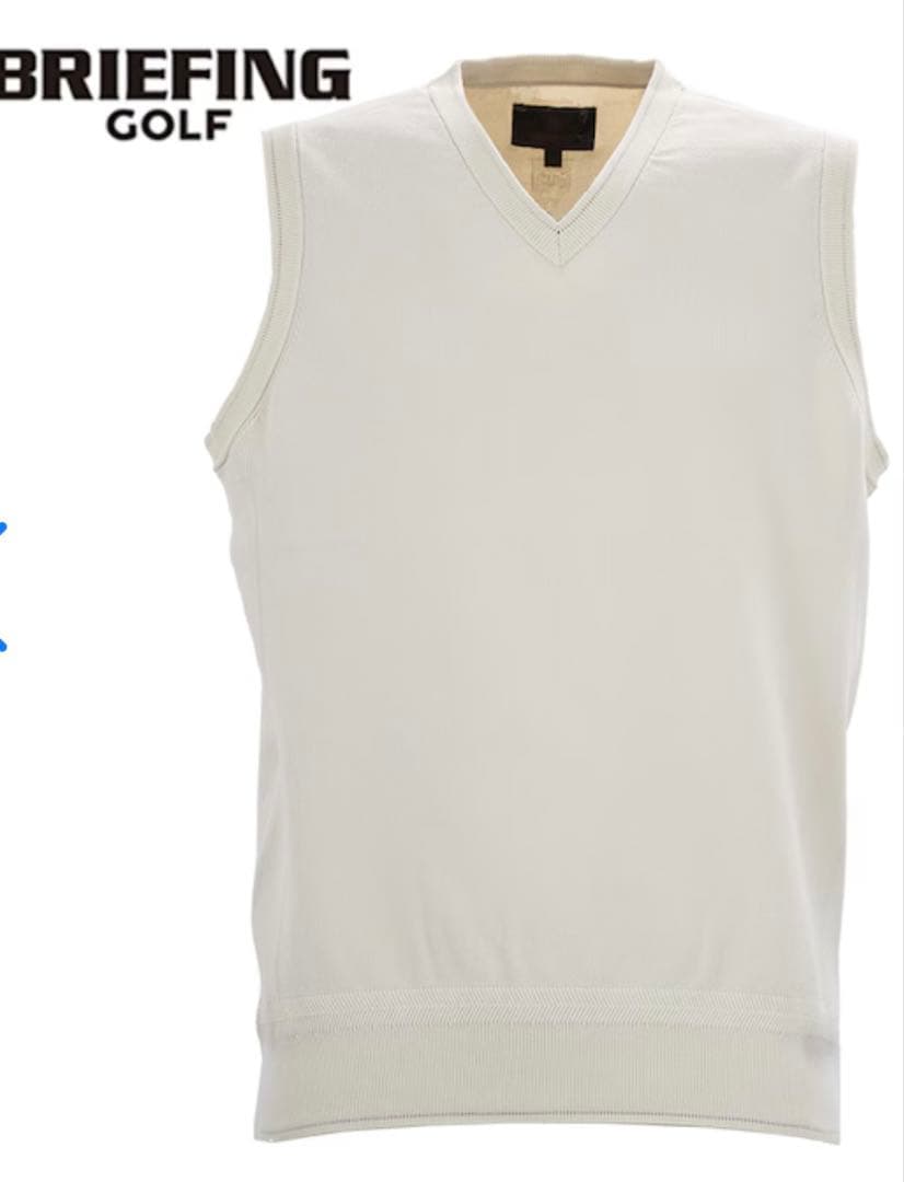 ブリーフィング　 Vネック ニット ベスト　メンズ　サイズXL