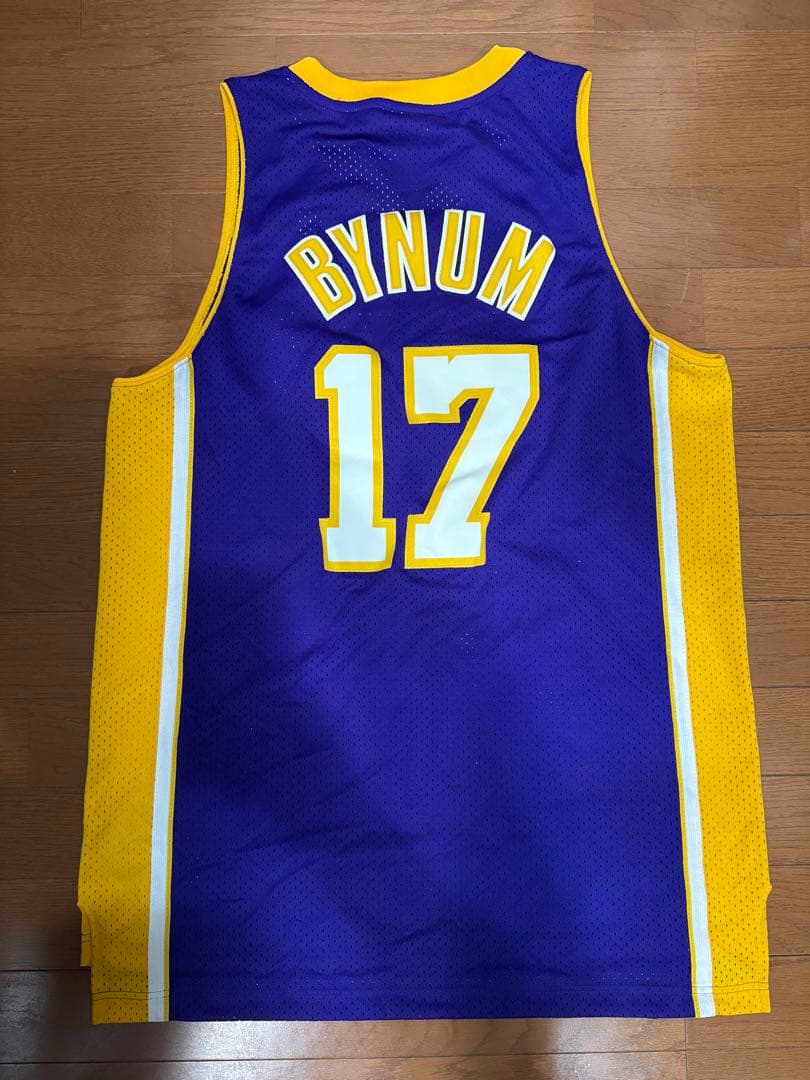 【極美品/タグ付】NBA レイカーズ バイナム スウィングマンジャージ Mサイズ
