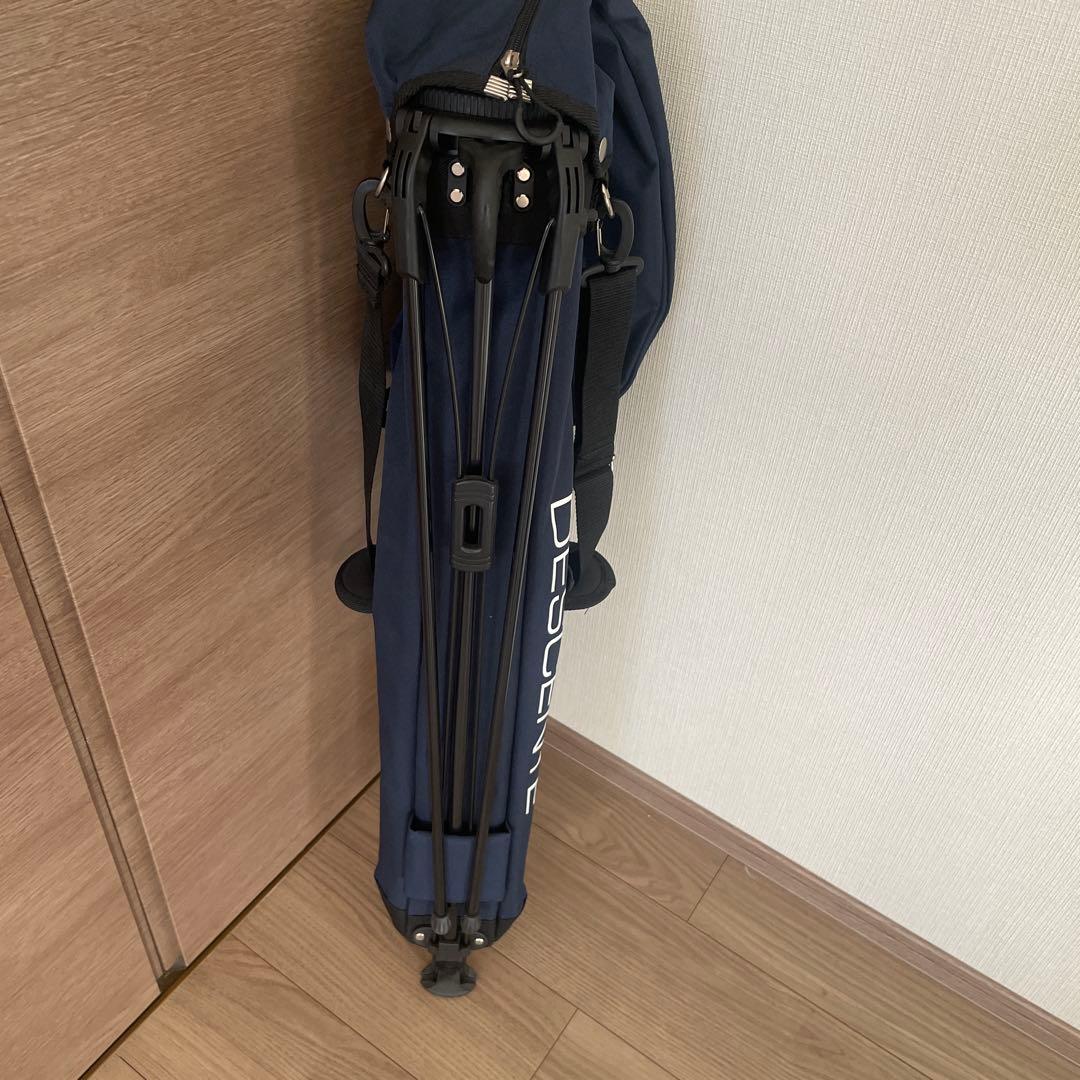 【新品】DESCENTE ゴルフサイドバッグ 【ネイビー】