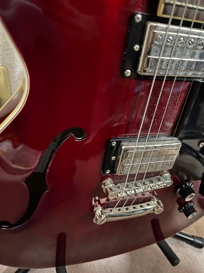 GUILD セミホロウボディ エレキギター チェリーレッド