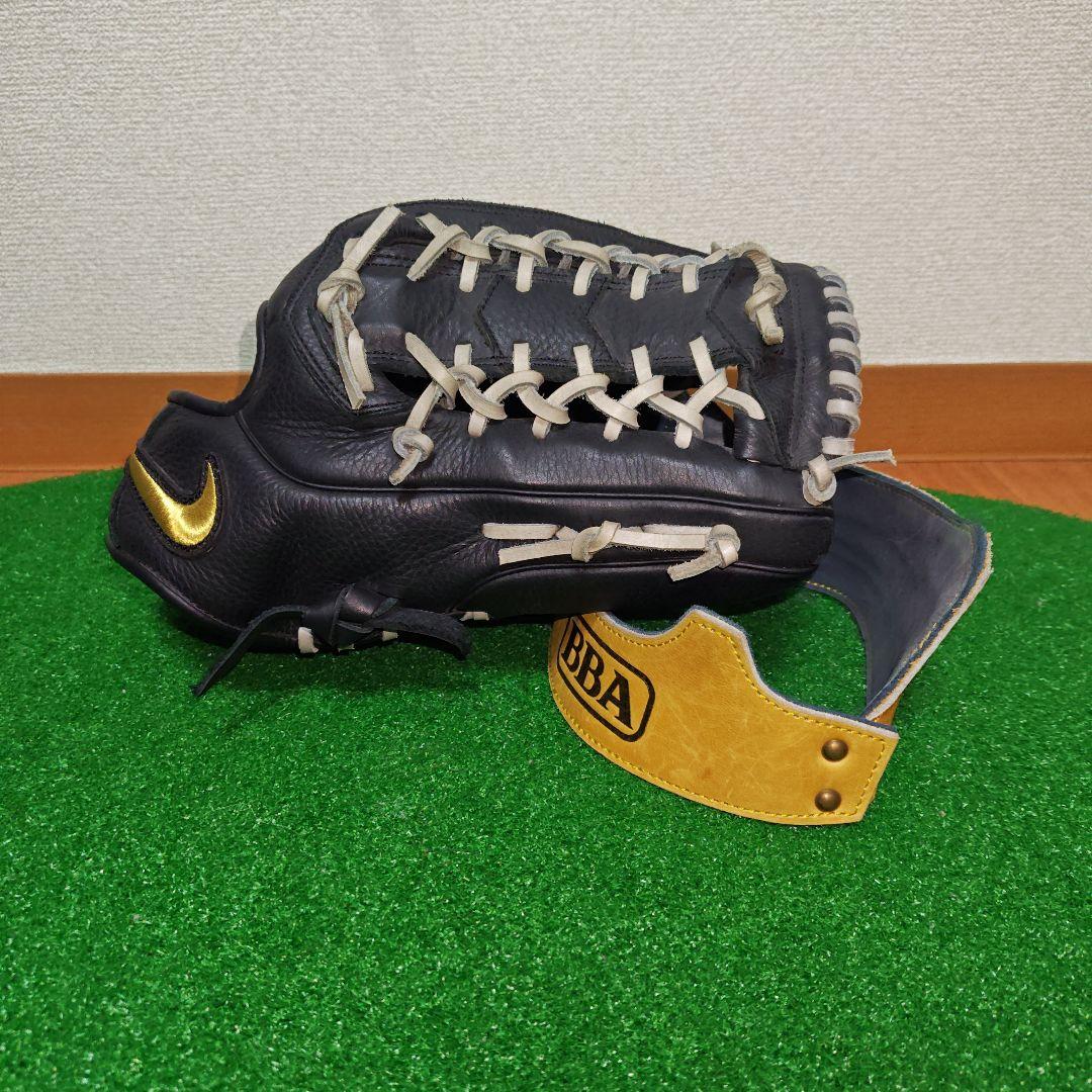 ナイキ アルファ ハラチ エッジ 軟式 外野手用 グローブ 野球 逆スウォッシュ