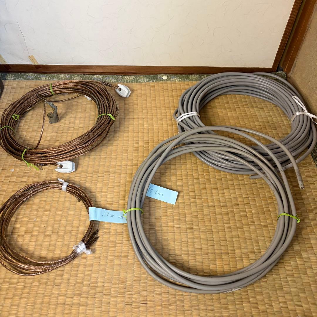 【まとめ売り】サガ電子 AW-3.5 アンテナワイヤー 5D-2V 同軸ケーブル