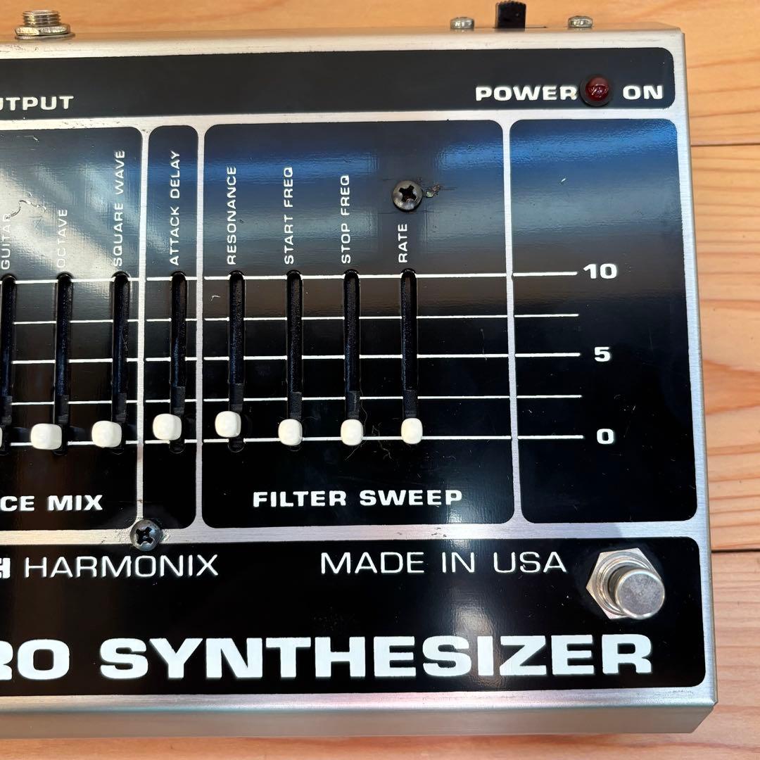 Electro-Harmonix マイクロシンセサイザー 木箱アダプタ 美完動品