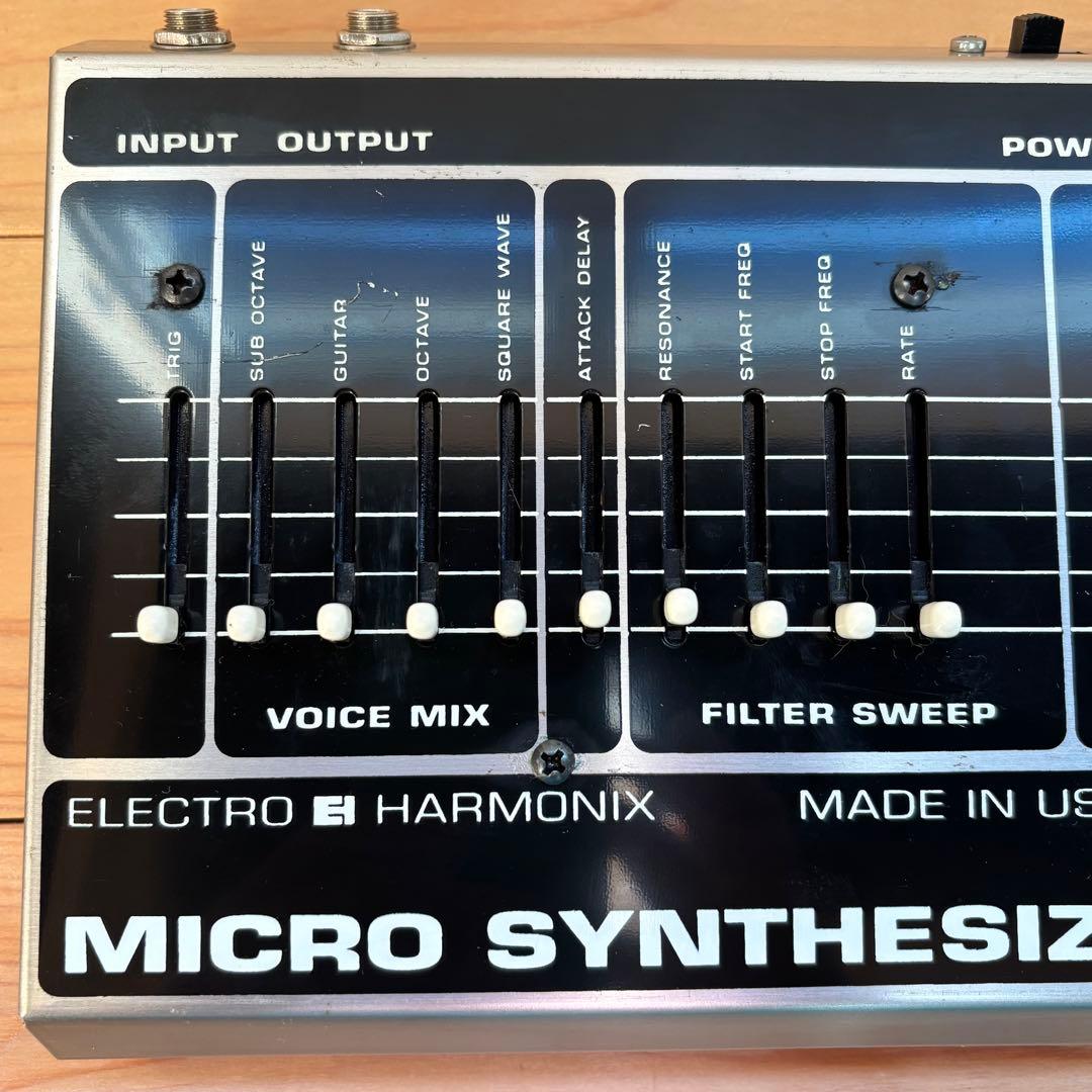Electro-Harmonix マイクロシンセサイザー 木箱アダプタ 美完動品