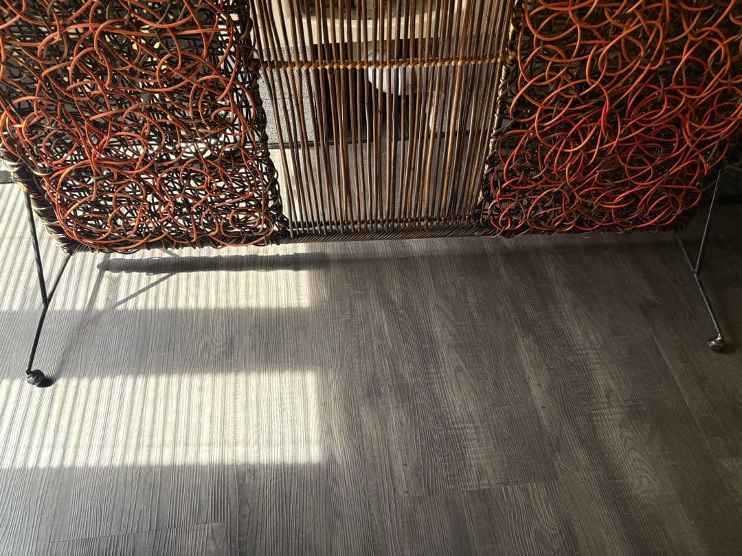 ラタンスクリーン　バリ家具　リゾートインテリア　間仕切り　アジアンパーテーション