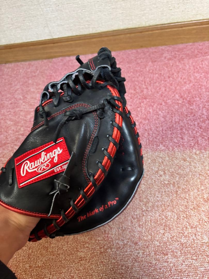 ローリングス　軟式キャッチャーミット　型付け済み未使用品