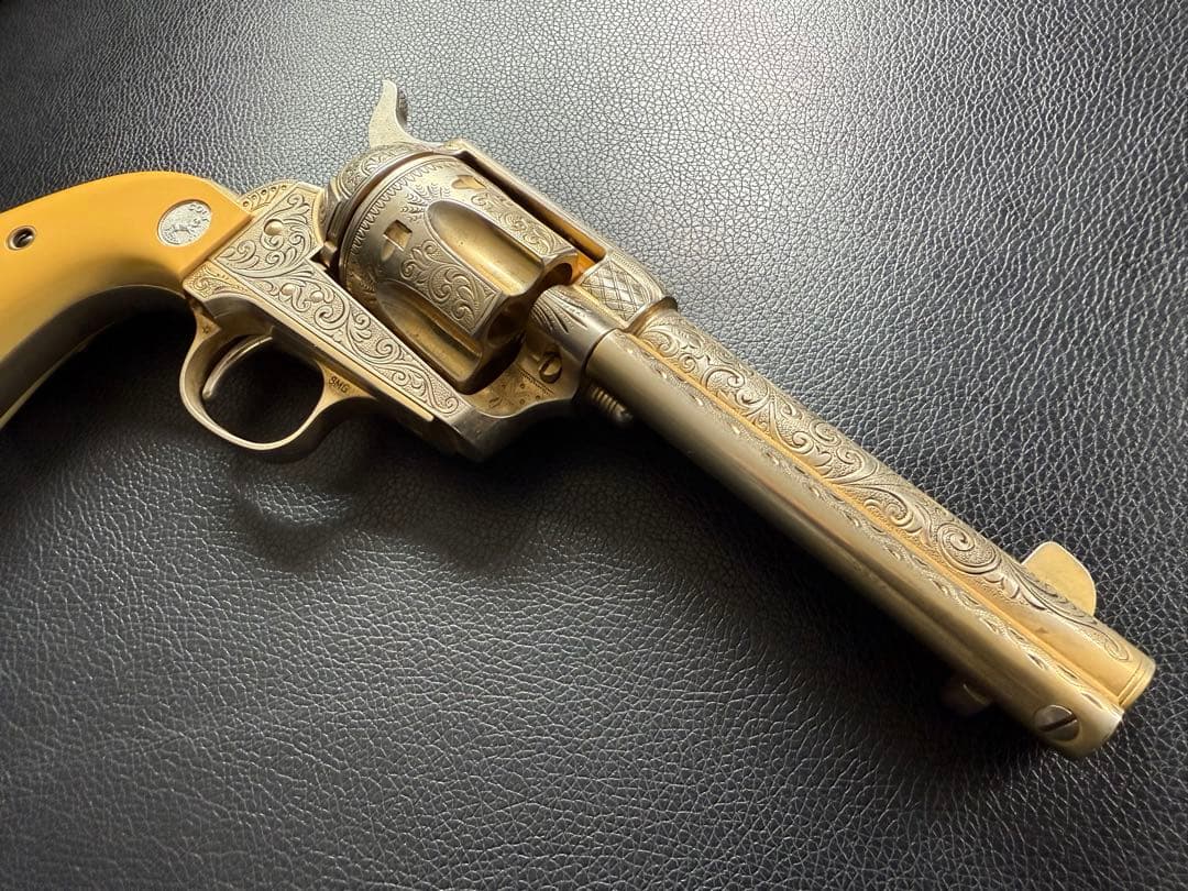 マルシン コルトSAA パットン将軍モデル SMGマーク 銃口閉 ジャンク品