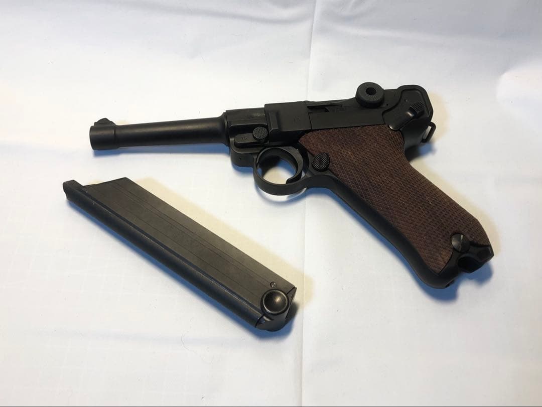 タナカワークス　ルガーP-08 ガスガンHWモデル　4インチ　18歳以上エアガン