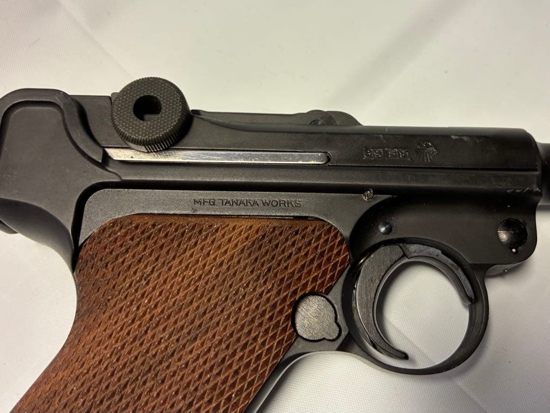 タナカワークス　ルガーP-08 ガスガンHWモデル　4インチ　18歳以上エアガン
