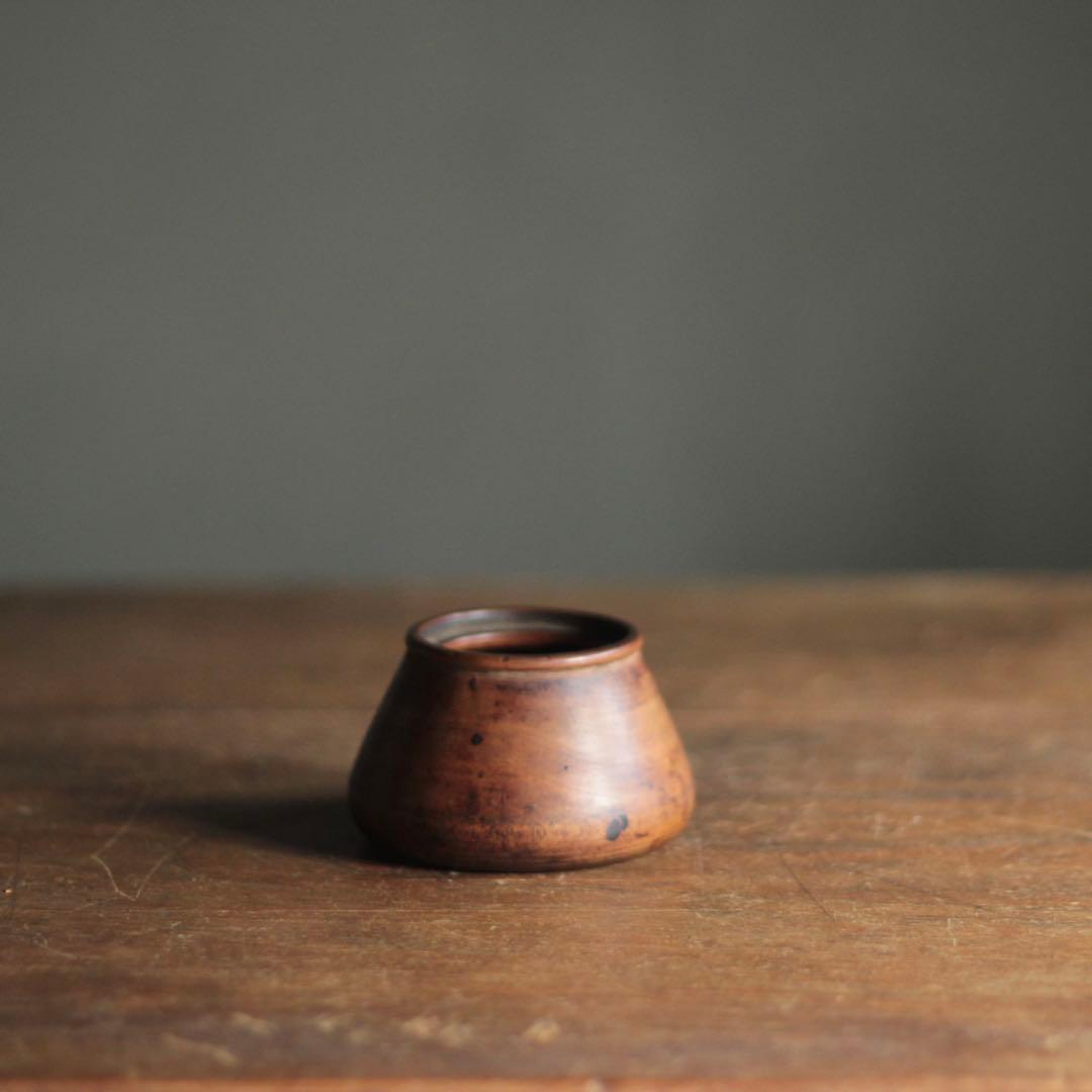 木製 塩笥形 盃 ぐい呑み 古道具 アンティーク 古美術 酒器