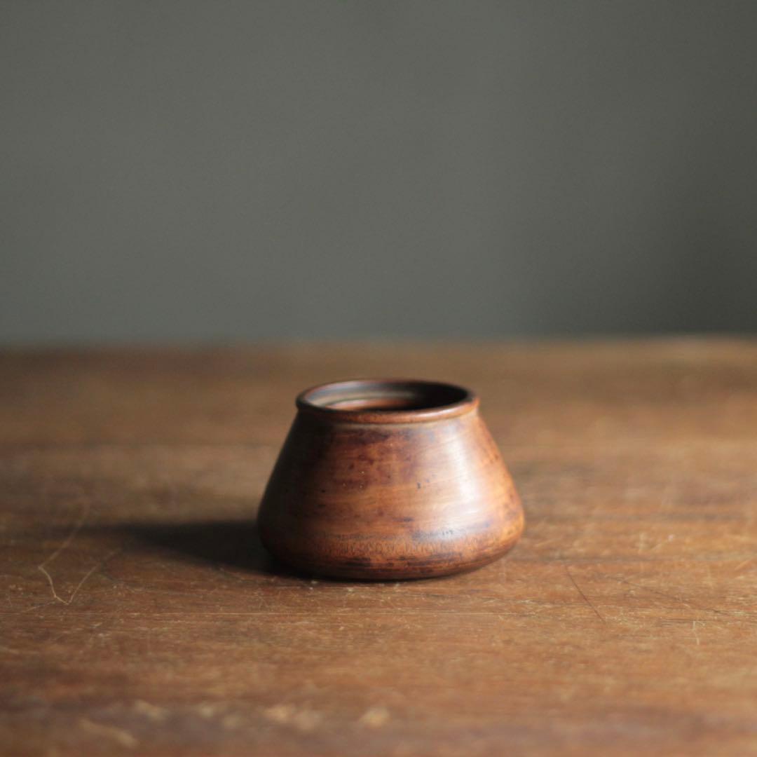 木製 塩笥形 盃 ぐい呑み 古道具 アンティーク 古美術 酒器